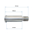 3051343H Svornjak s podmazivanjem 25x91 do wind Dhollandia